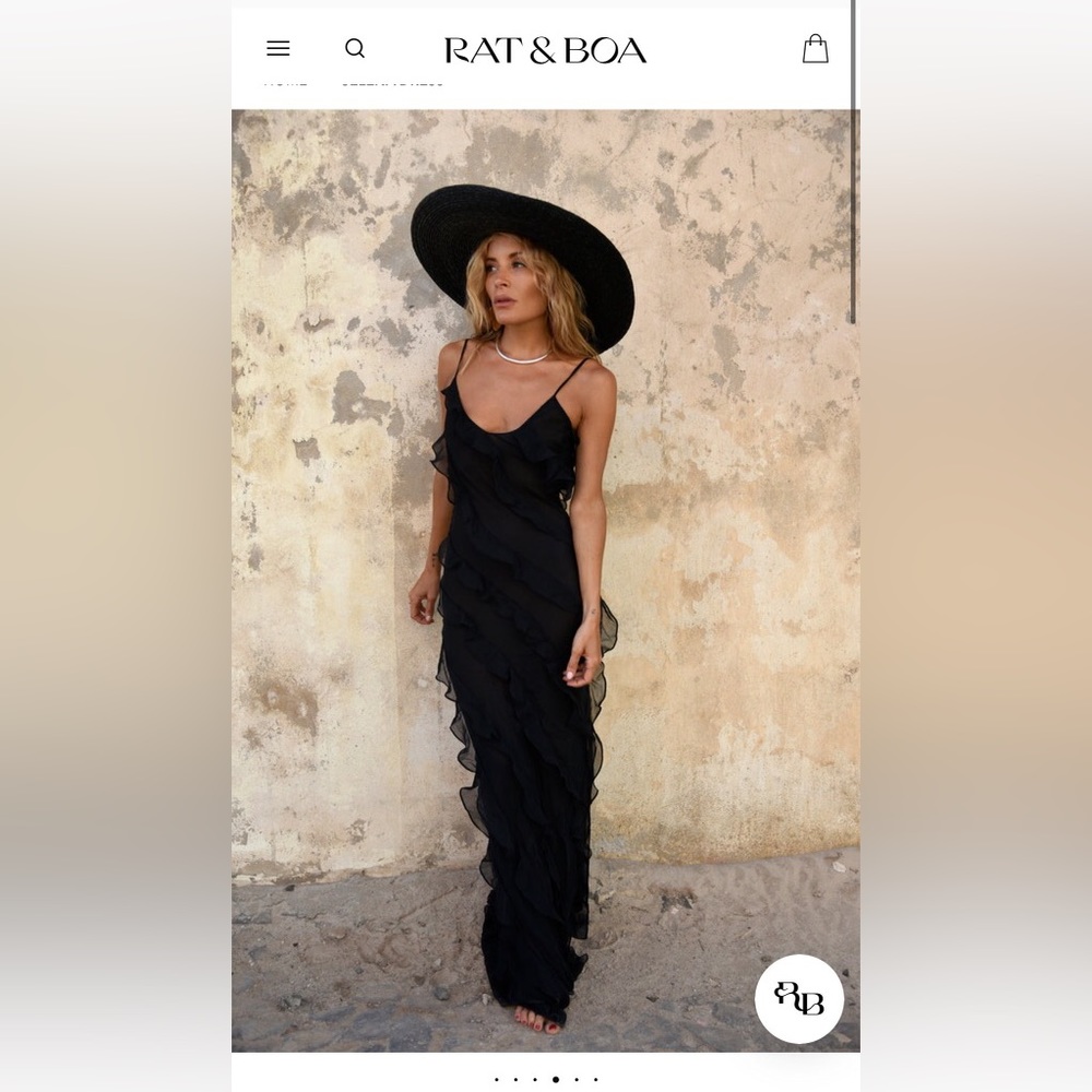 Beautiful Rat & Boa Selena Dress